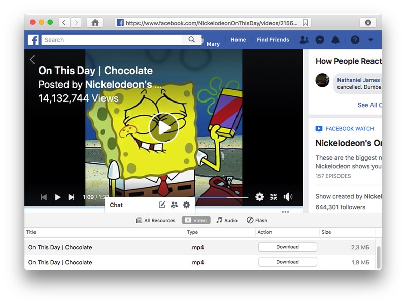 Facebook video mac downloader